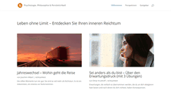 Desktop Screenshot of leben-ohne-limit.com